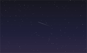 HTML5 SVG流星划过动画特效